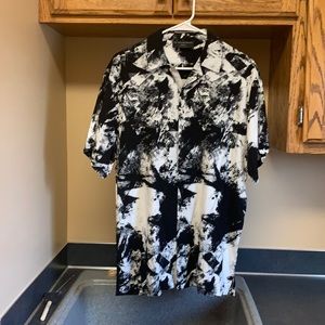 Black and White Casual dress shirt